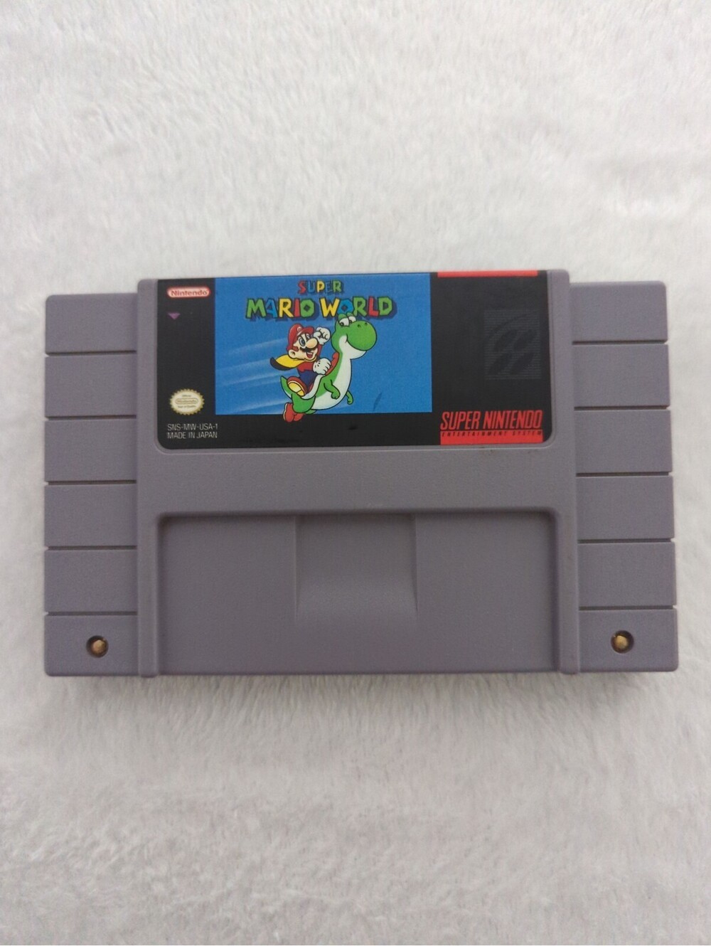 Super Mario World Super Nintendo Game Cartridge (b)